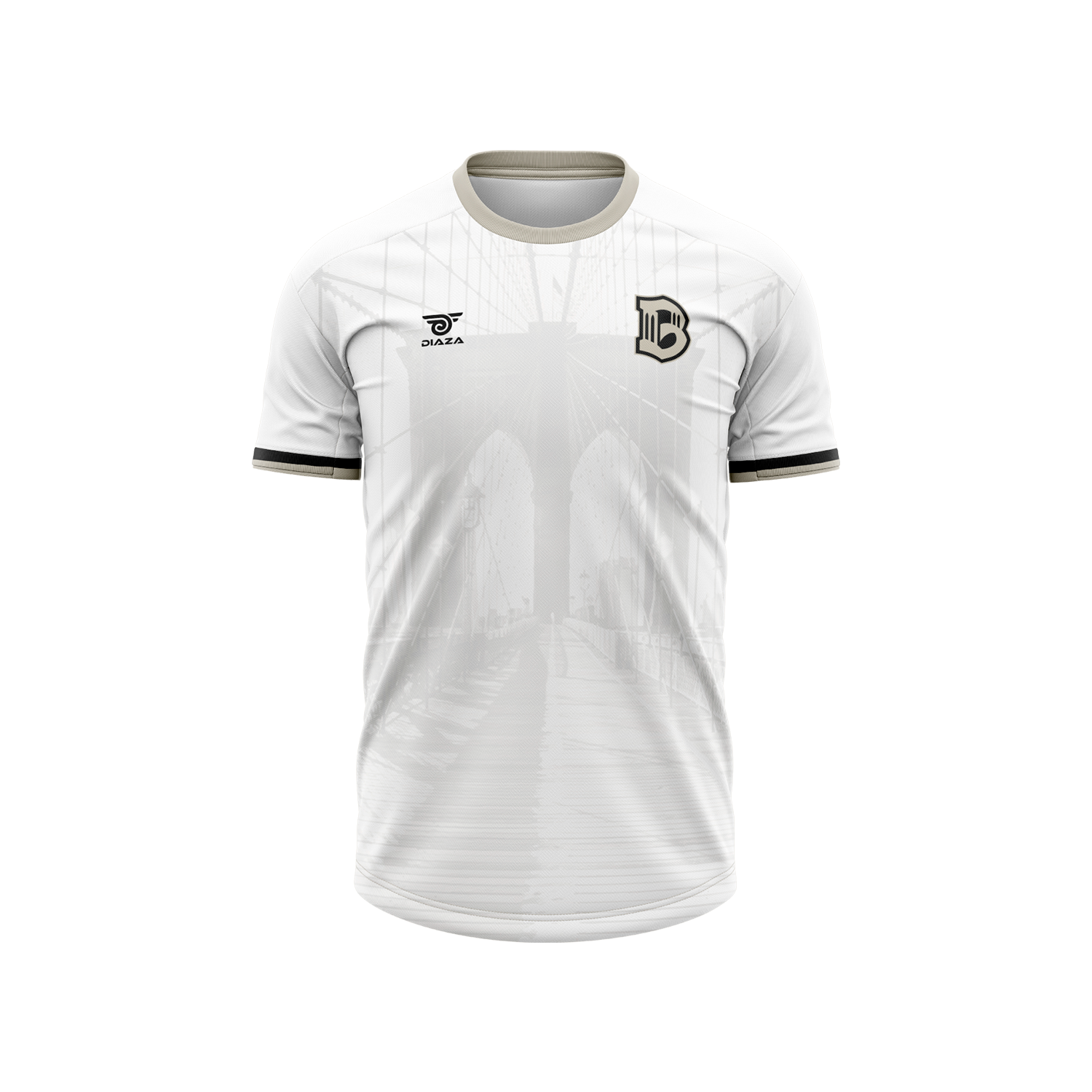 Brooklyn FC Training Bridge White Jersey Youth - Diaza Football 