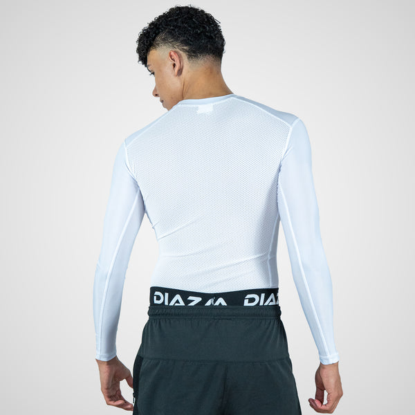 Long Sleeve Compression Shirt White