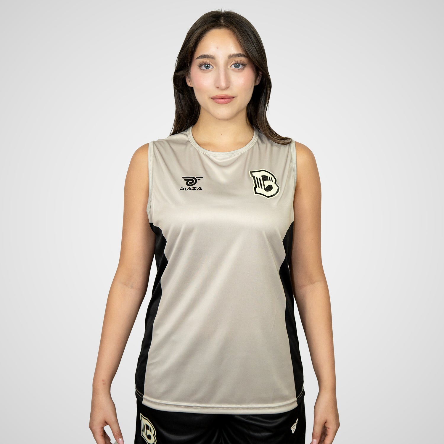 Brooklyn FC Women Brown Sleeveless Jersey - Diaza Football 