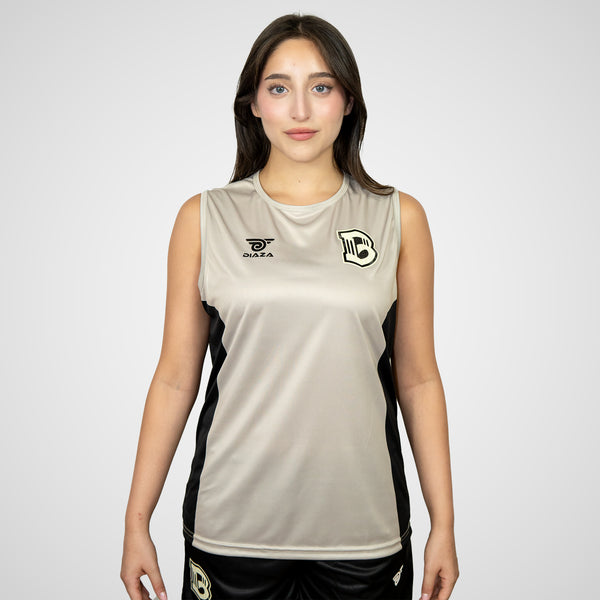 Brooklyn FC Women Brown Sleeveless Jersey