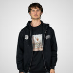 Brooklyn FC Soccer Retro Black Full Zip Up Jacket - Diaza Football 