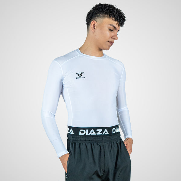 Long Sleeve Compression Shirt White