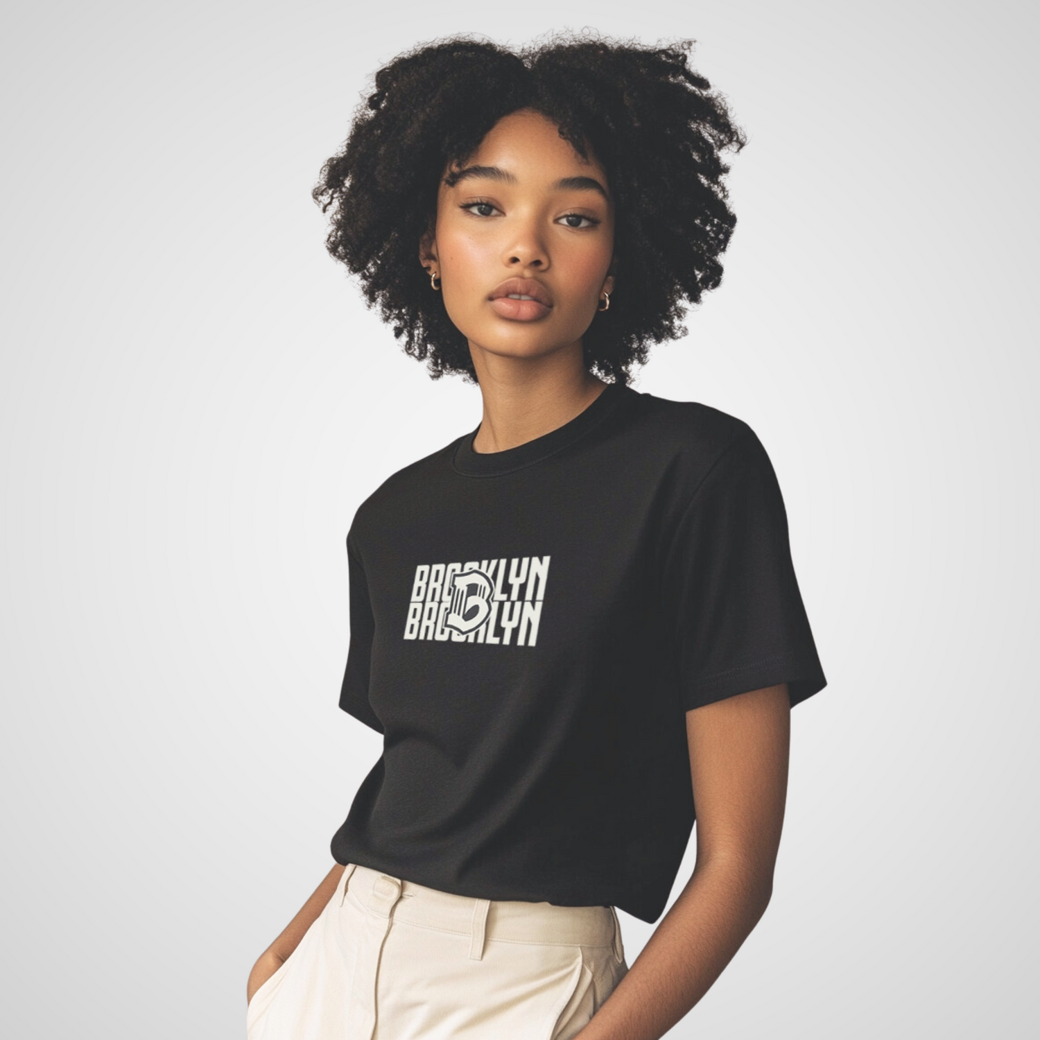 Brooklyn FC Women Black T-Shirt - Diaza Football 