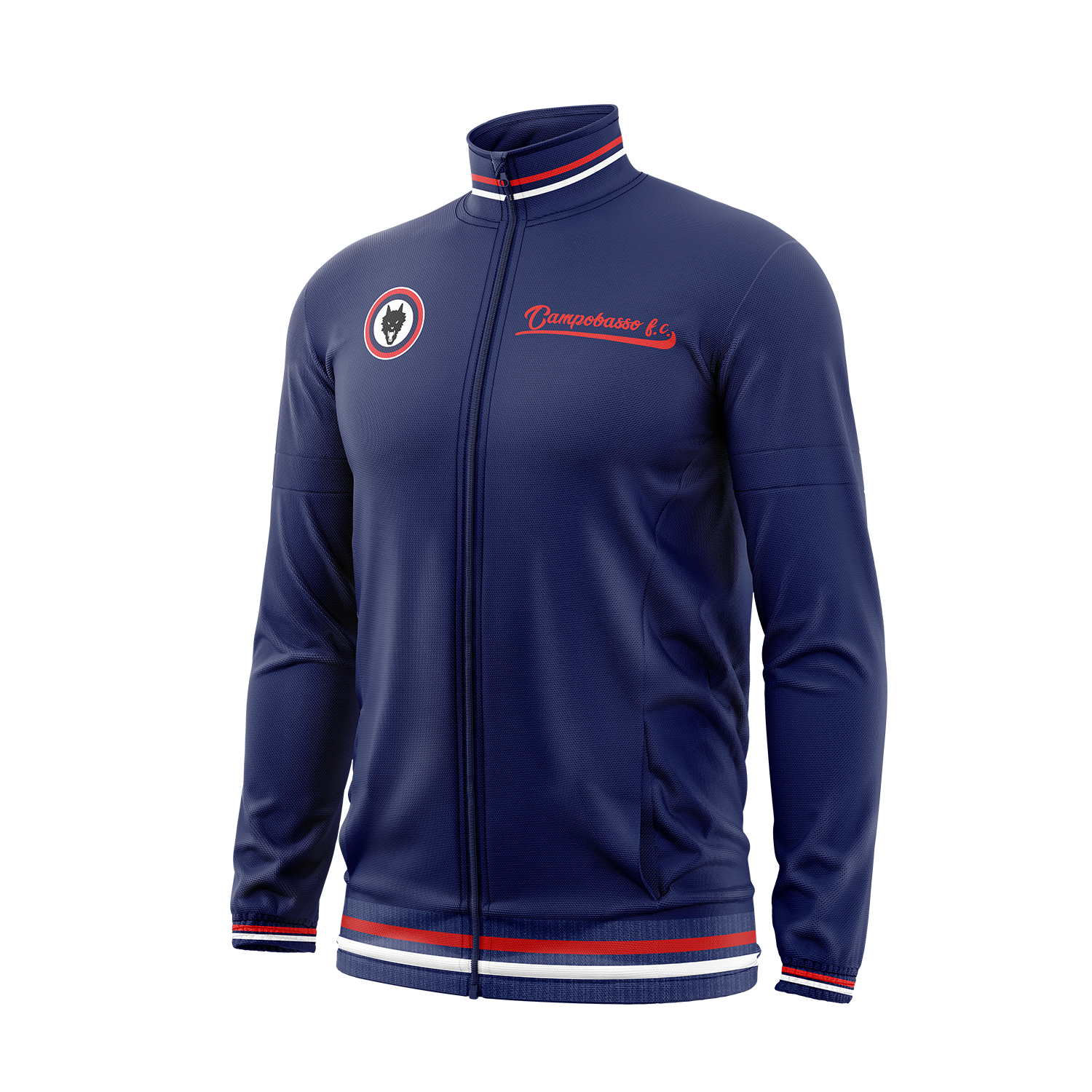 Campobasso FC Travel Jacket Blue - Diaza Football 