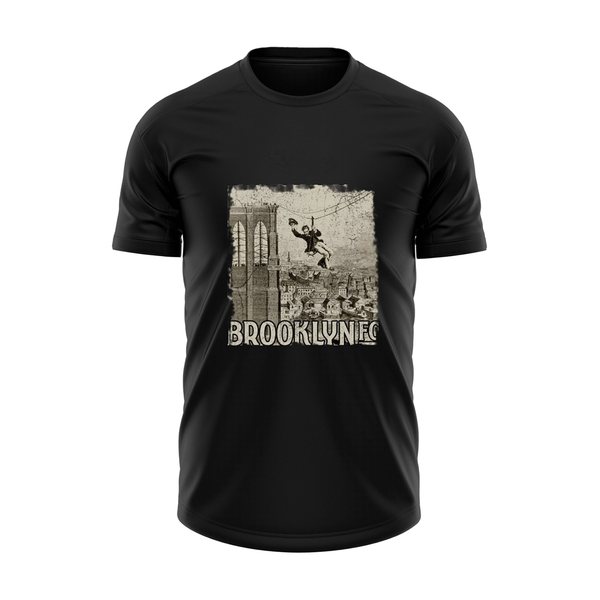 Brooklyn FC Bridge Retro Black T-Shirt