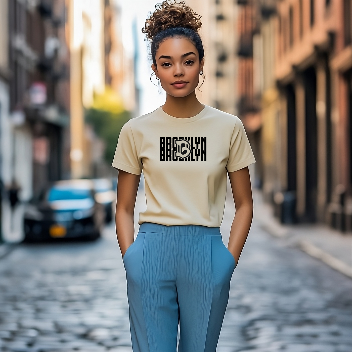 Brooklyn FC Women Wall Brown T-Shirt - Diaza Football 