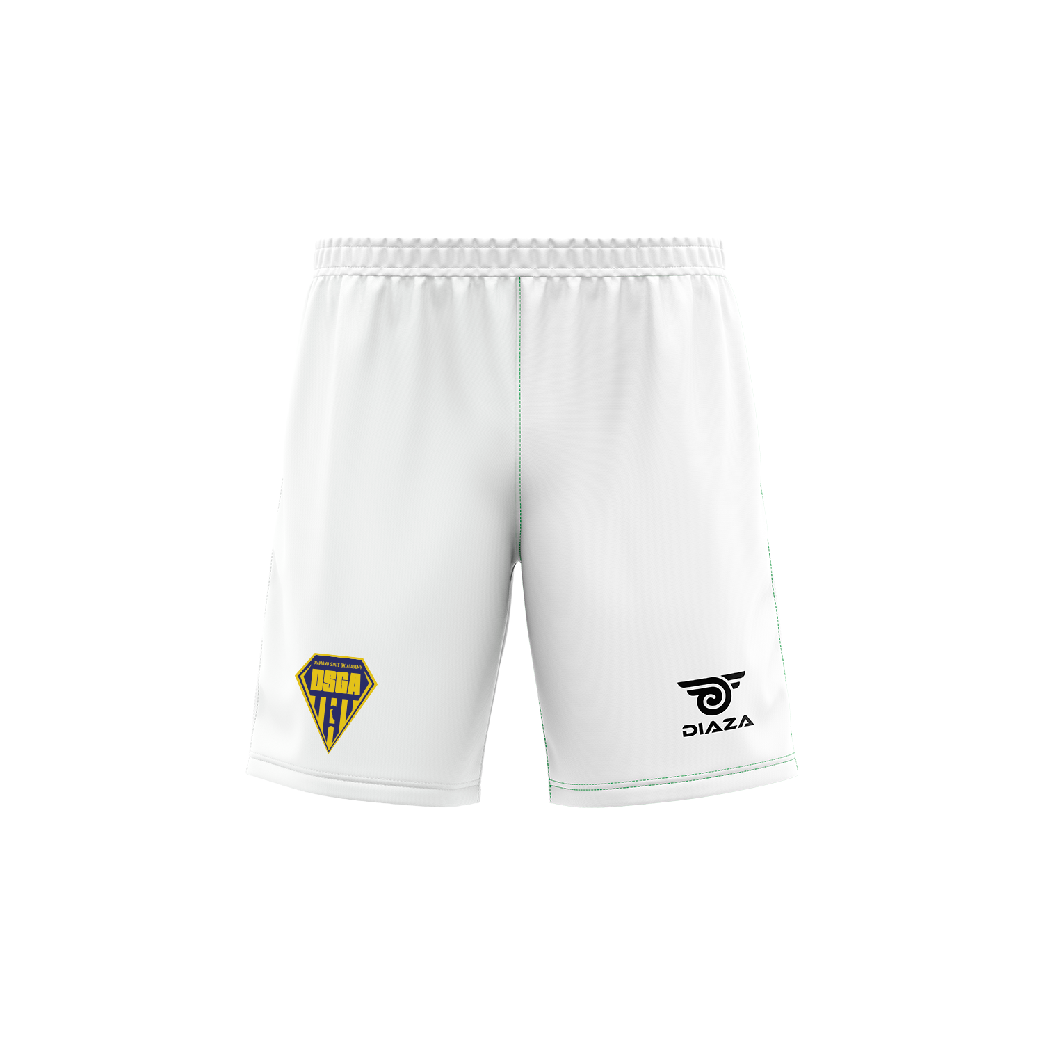 Pantaloncini da allenamento tri-tono bianchi Diamond State Academy - Diaza Football 