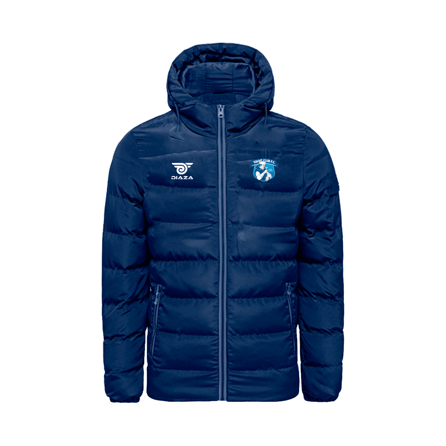 Yacht Club FC Complex Winter Jacket With Hoodie