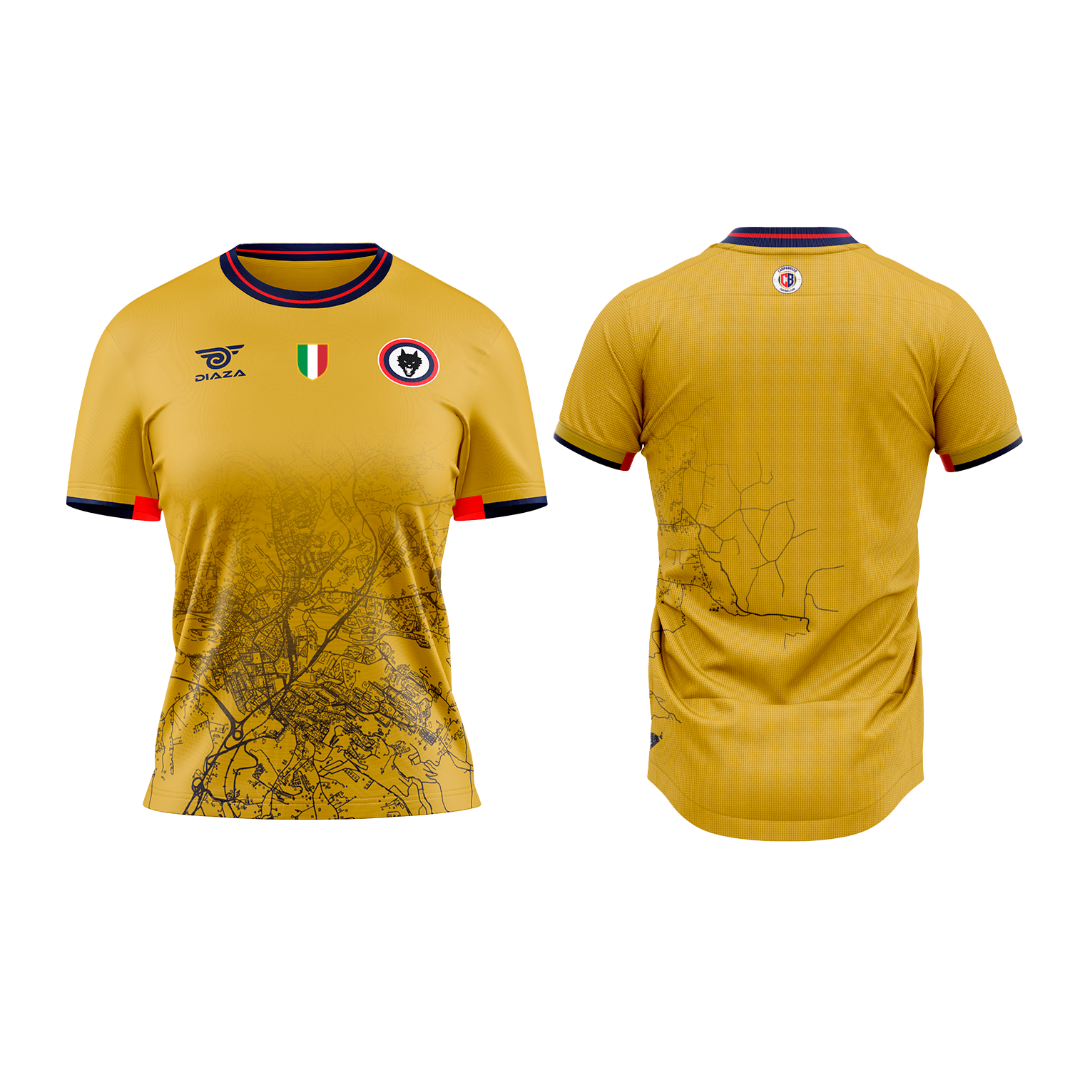Campobasso FC Third Jersey Women Cut - Diaza Football 