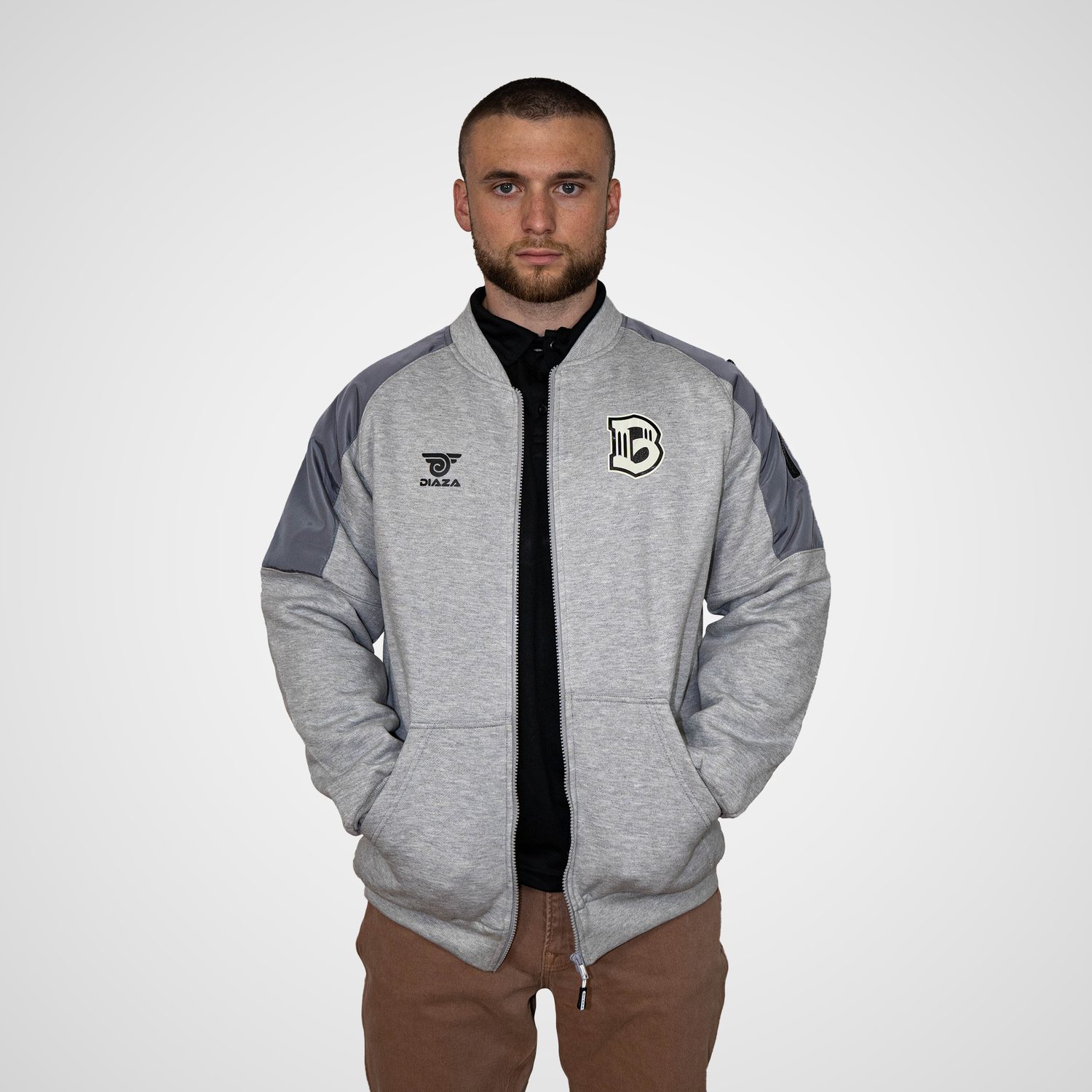 Brooklyn FC Vintage Jacket Grey - Diaza Football 