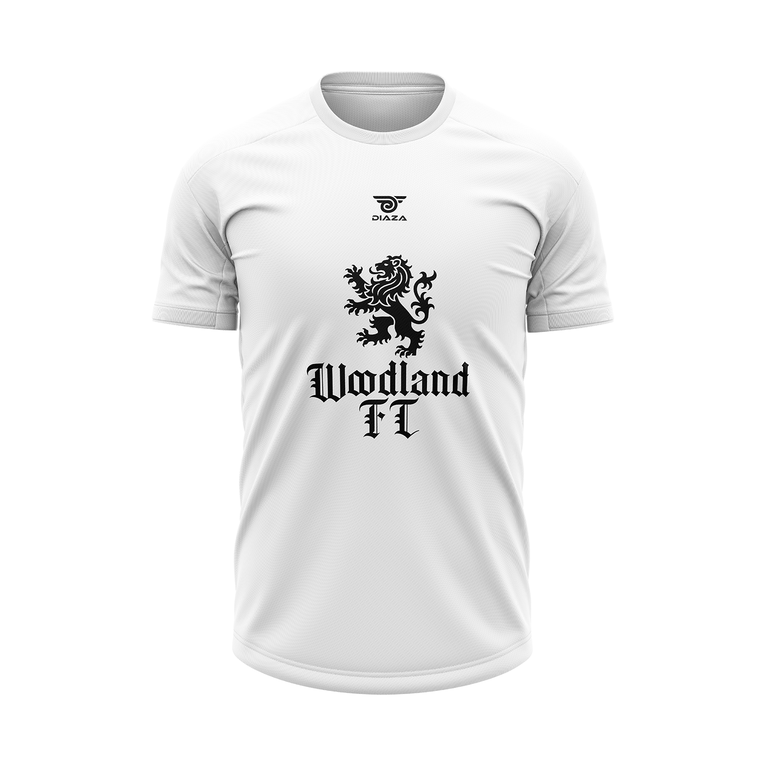 Woodland FC Diproshirt - Gothic Lion White