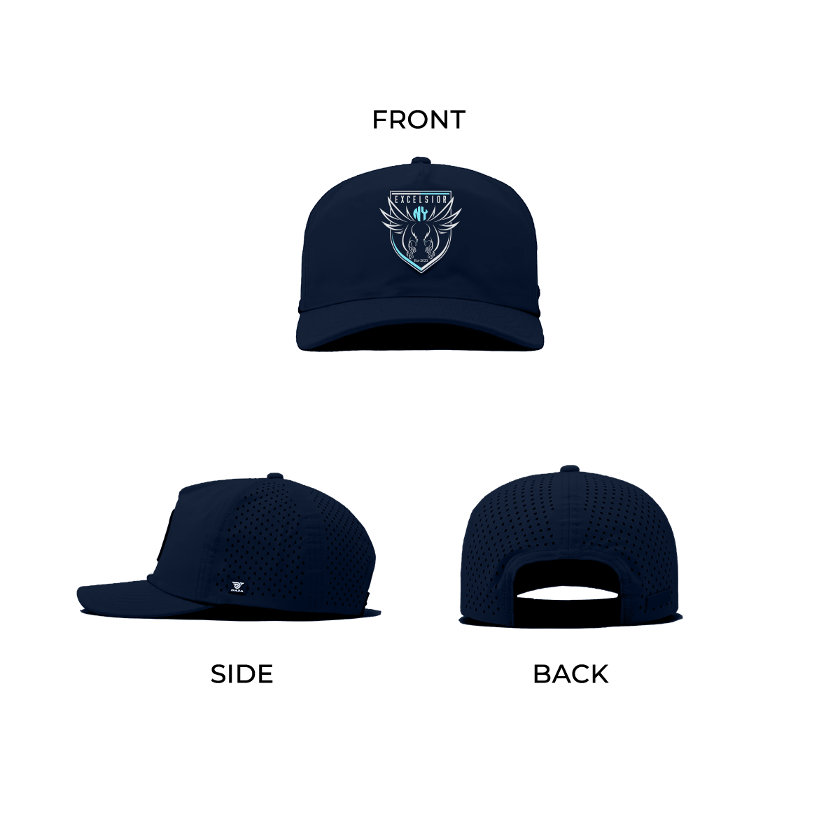 Excelsior Navy Blue Hat - Diaza Football 