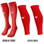 UMA Socks Red - Diaza Football 