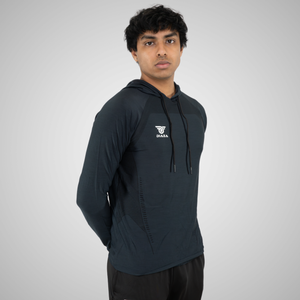 Suba Hooded Long Sleeve Black - Diaza Football 
