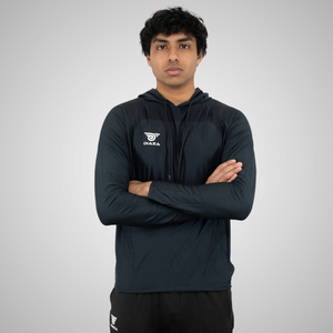 Suba Hooded Long Sleeve Black - Diaza Football 