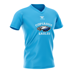 Copiague Eagles Cotton T-Shirt Blue - Diaza Football 
