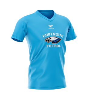 Copiague Futbol Cotton T-Shirt Blue - Diaza Football 