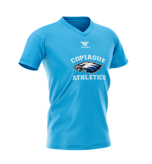 Copiague Eagles Cotton T-Shirt Blue - Diaza Football 