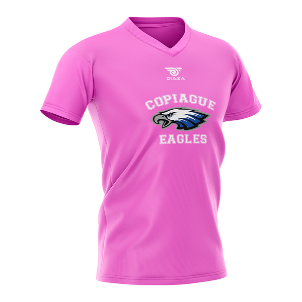 Copiague Eagles Cotton T-Shirt Pink - Diaza Football 