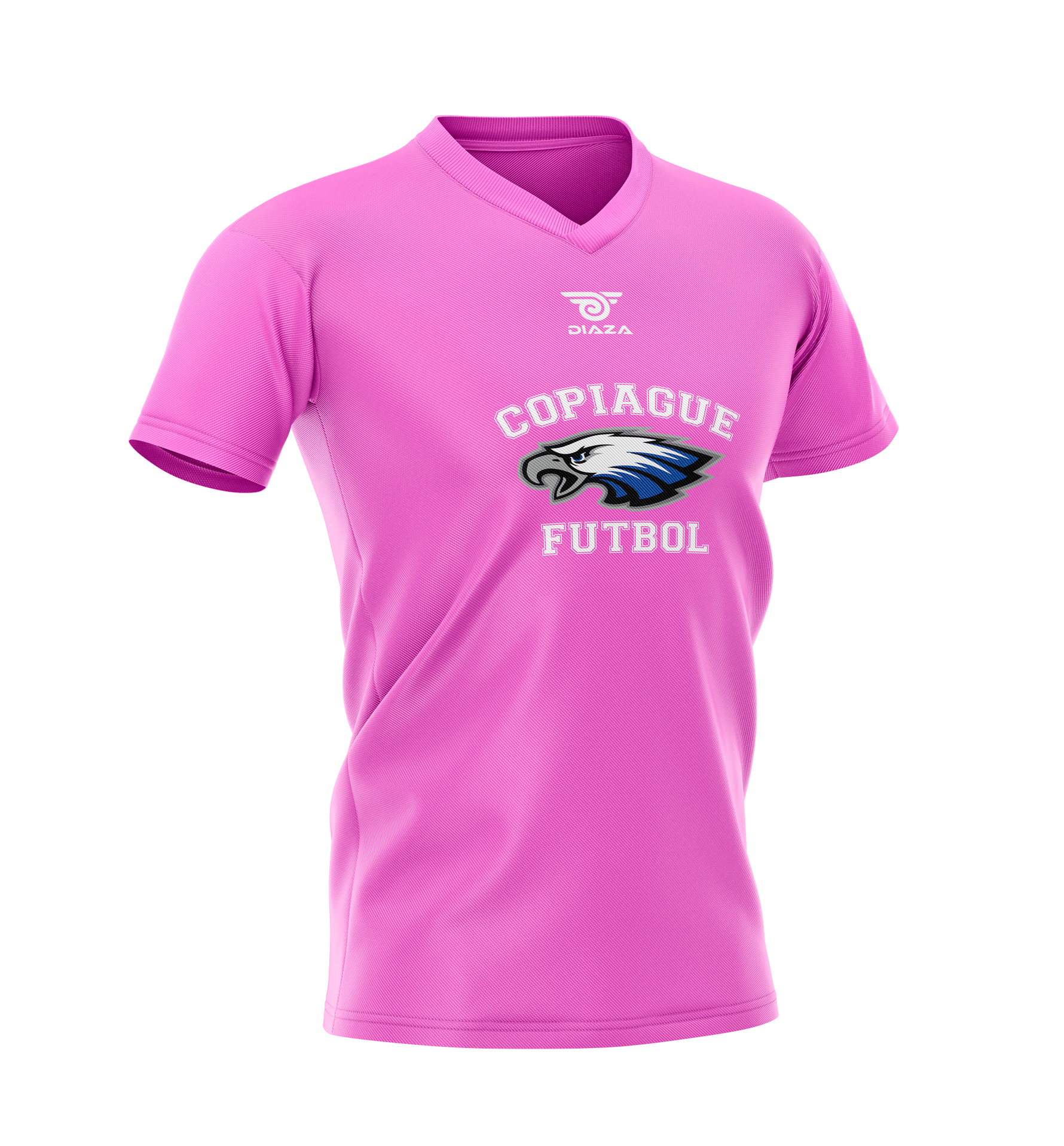 Copiague Futbol Cotton T-Shirt Pink - Diaza Football 