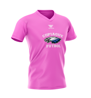 Copiague Futbol Cotton T-Shirt Pink - Diaza Football 