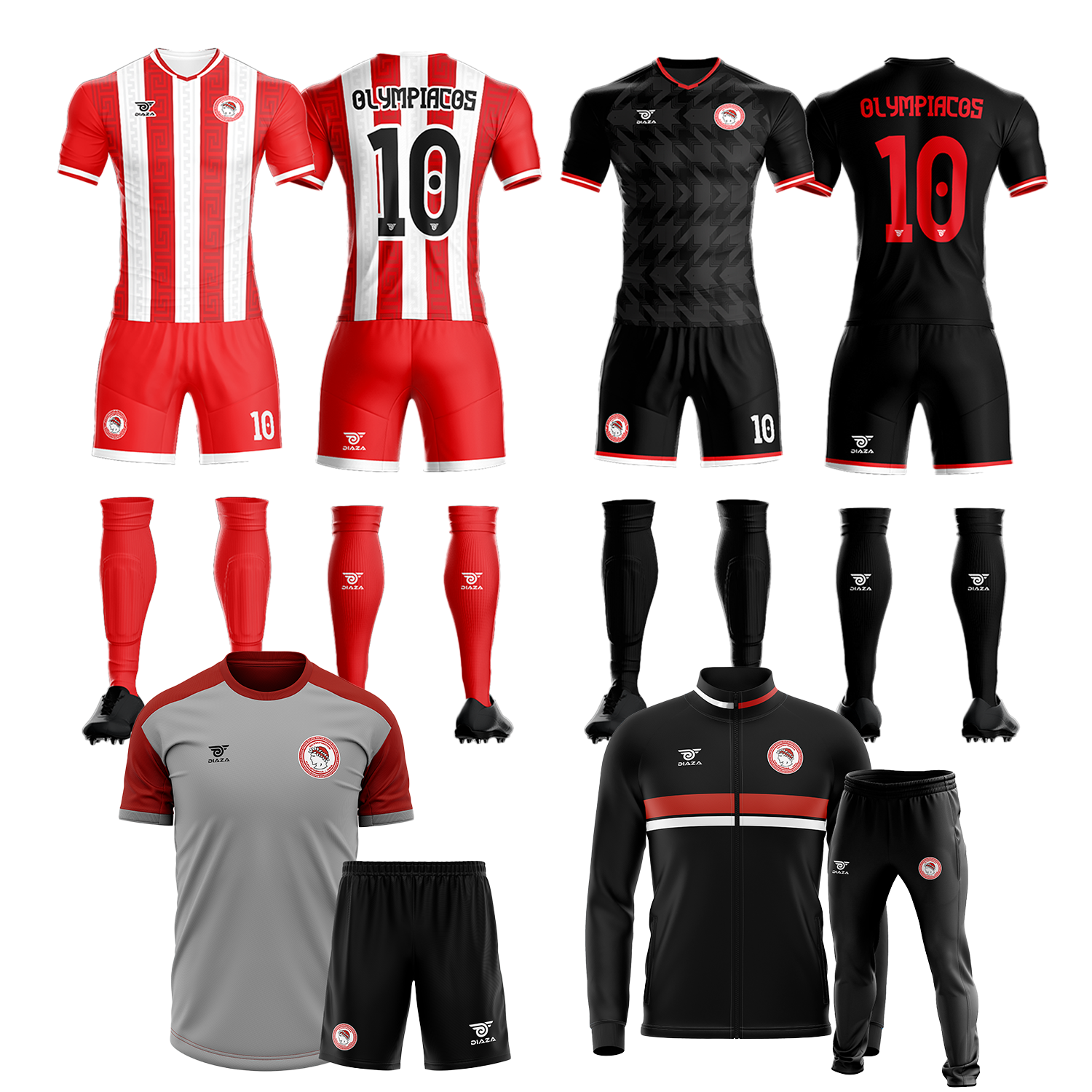 Olympiacos Field Player Bundle - Diaza Football 