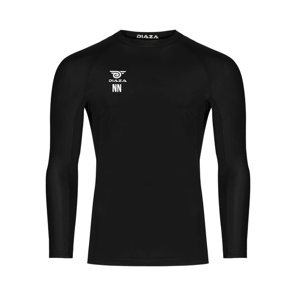 Diaza Player Long Sleeve Compression Shirt Black - Diaza Football 