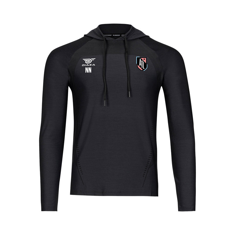 Athletic United Suba Hooded Long Sleeve Black - Diaza Football 