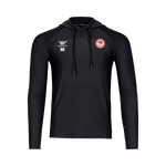 Olympiacos Suba Hooded Long Sleeve Black - Diaza Football 