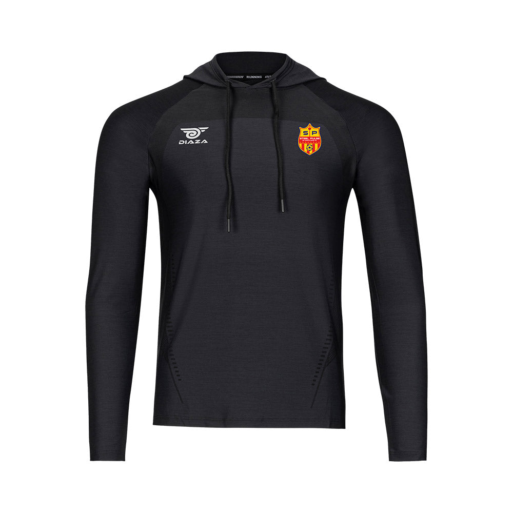 Steel Pulse Suba Hooded Long Sleeve Black - Diaza Football 