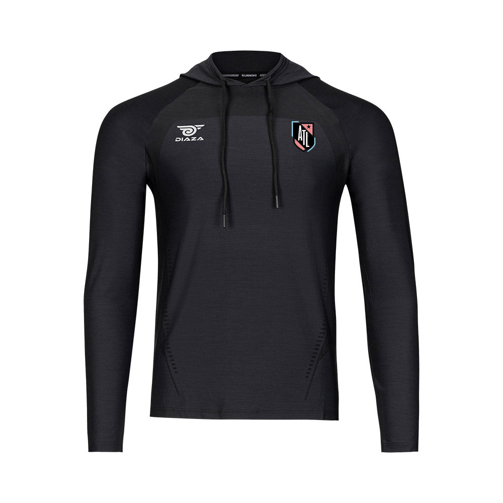 Athletic United Suba Hooded Long Sleeve Black - Diaza Football 