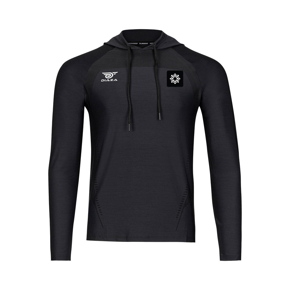 Miami International Academy Suba Hooded Long Sleeve Black - Diaza Football 