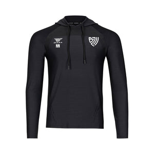 BZW Suba Hooded Long Sleeve Black - Diaza Football 