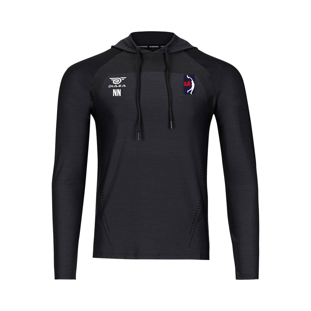 Suba Hooded Long Sleeve Black - Diaza Football 
