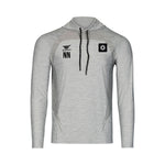 Miami International Academy Suba Hooded Long Sleeve Light Gray - Diaza Football 