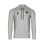 BZW Suba Hooded Long Sleeve Light Gray - Diaza Football 