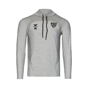 BZW Suba Hooded Long Sleeve Light Gray - Diaza Football 