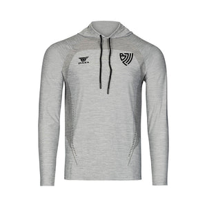 BZW Suba Hooded Long Sleeve Light Gray - Diaza Football 