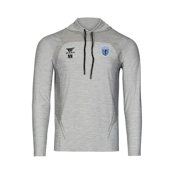 Legends FC Suba Hooded Long Sleeve Light Gray - Diaza Football 