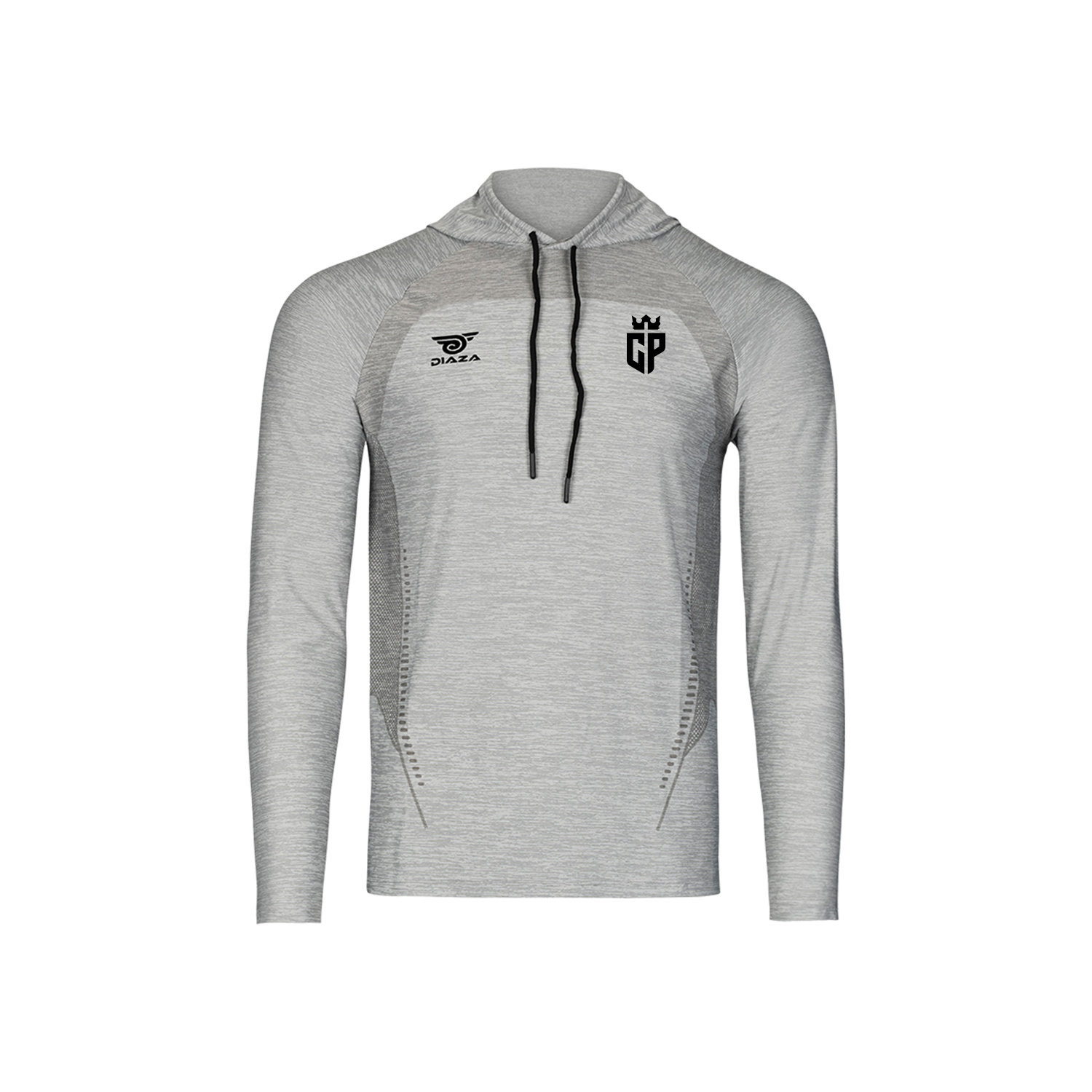 Ambassador Parano Suba Hooded Long Sleeve Light Grey - Diaza Football 