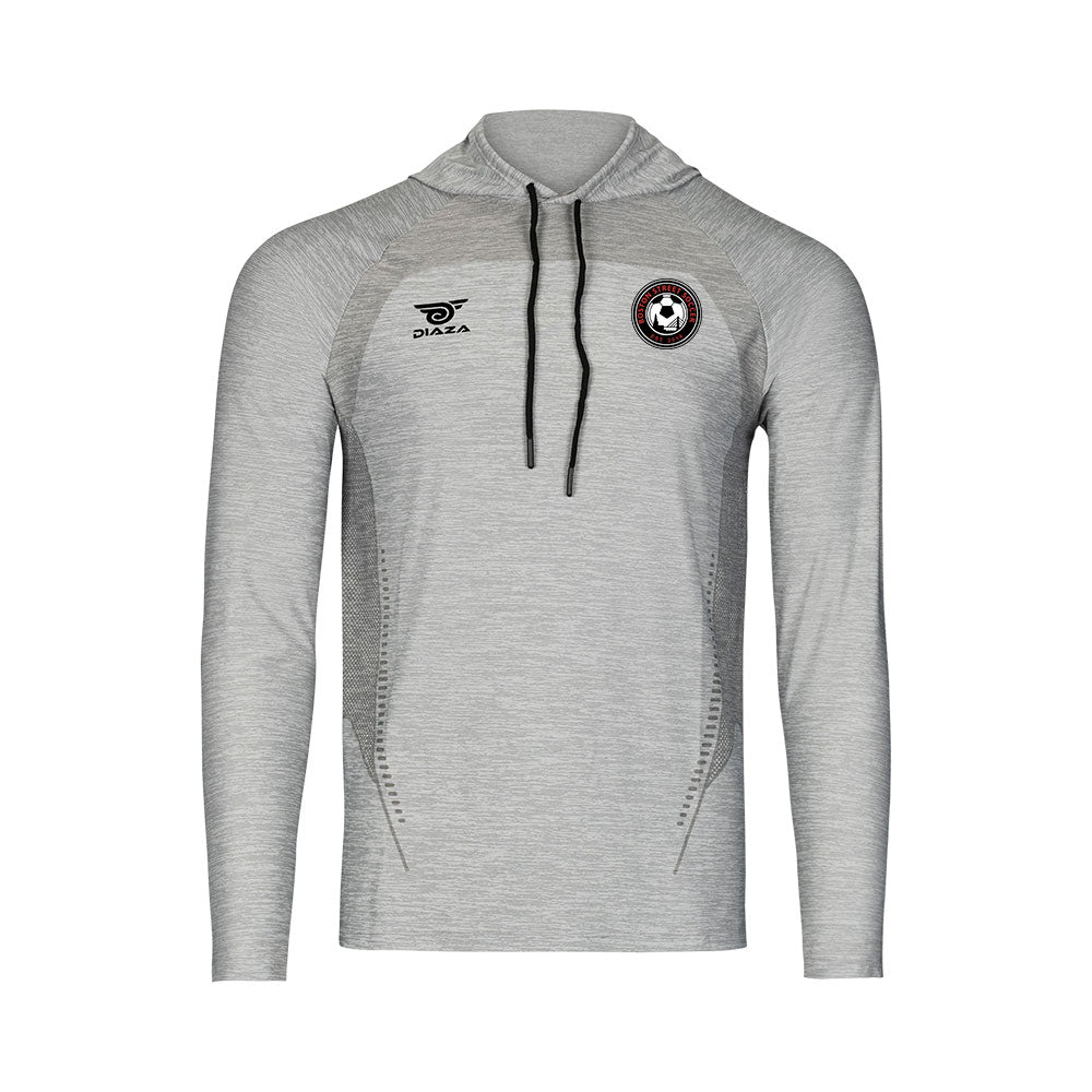 Boston Street Suba Hooded Long Sleeve Light Gray - Diaza Football 