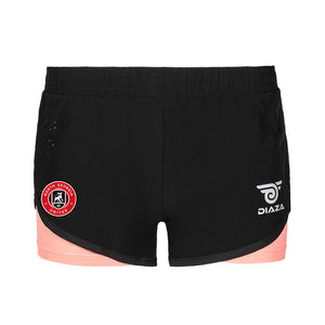 North Georgia Rosa Shorts Black/Pink - Diaza Football 