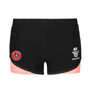 North Georgia Rosa Shorts Black/Pink - Diaza Football 