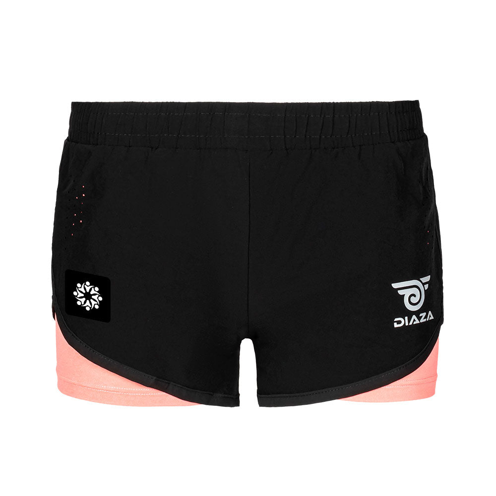 Miami International Academy Rosa Shorts Black/Pink - Diaza Football 