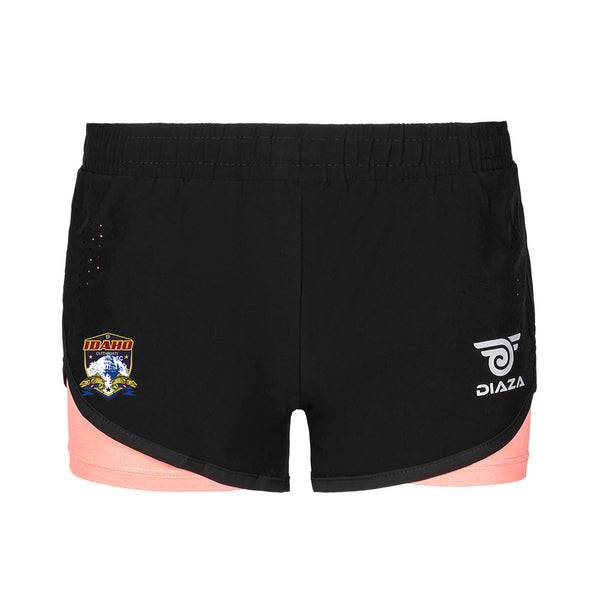 Idaho Rosa Shorts Black/Pink - Diaza Football 