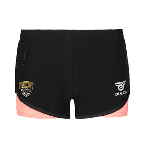 City Soccer Rosa Shorts Black/Pink - Diaza Football 