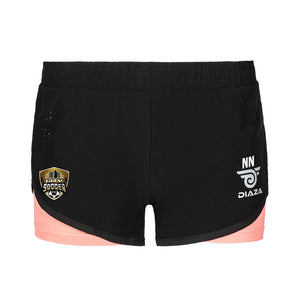 City Soccer Rosa Shorts Black/Pink - Diaza Football 