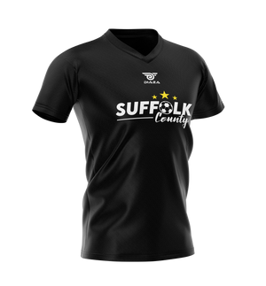 Suffolk County Brand T-Shirt Black - Diaza Football 